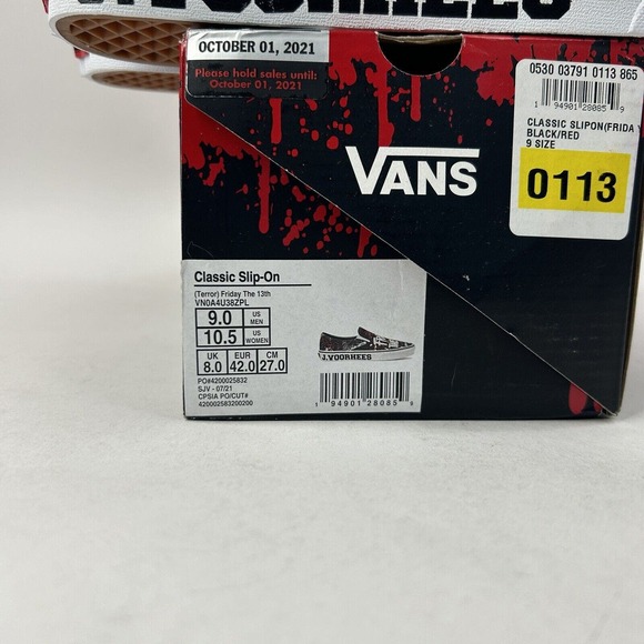 Vans x House Of Terror Slip-On “Friday The 13th" 2024 - Picture 5 of 5